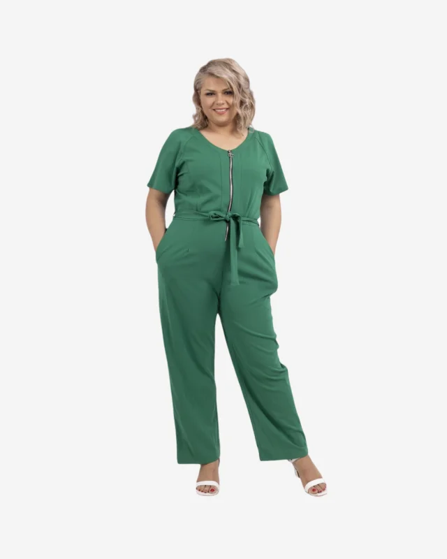Combinaison Zippée Grande Taille - Kelie | Dîna Shop'