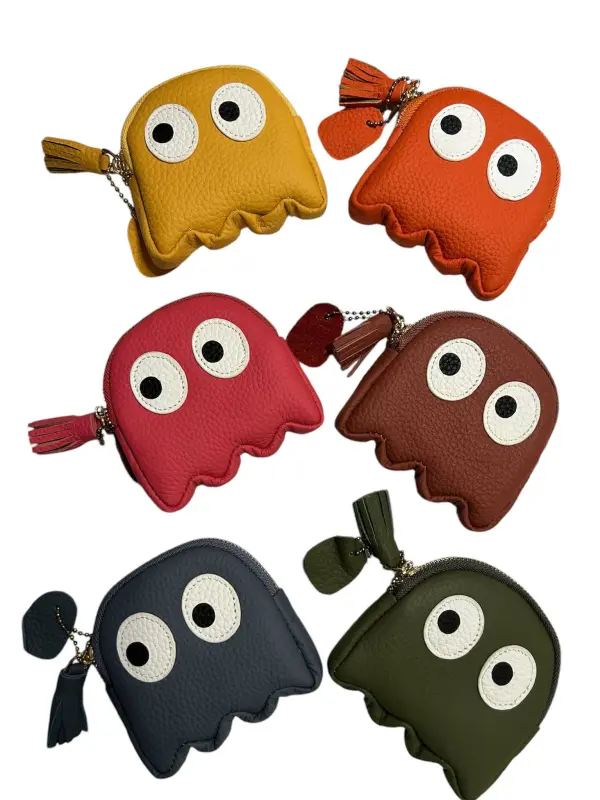 Porta Monete Pacman in pelle | Carvin Bags
