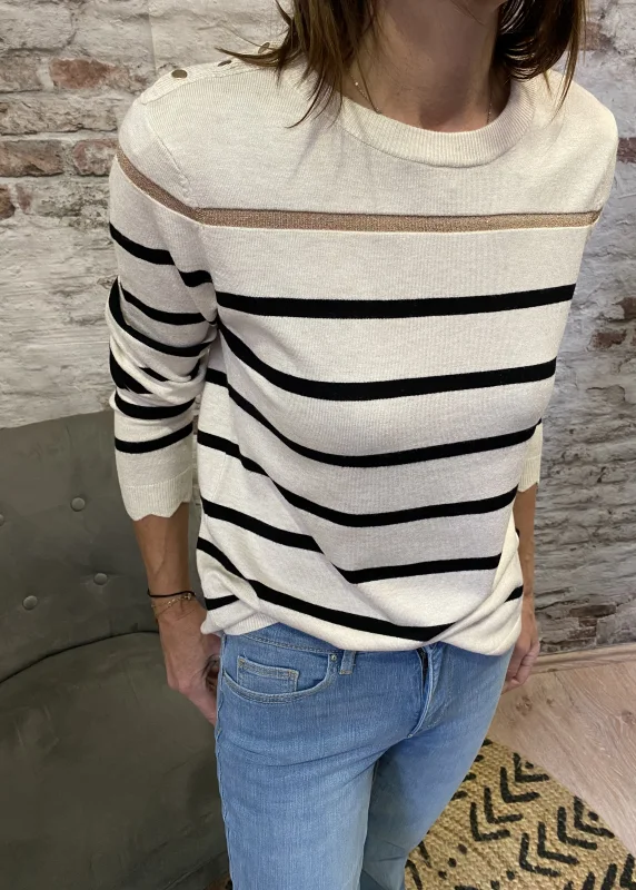 Pull rayé  | Jus de coco 