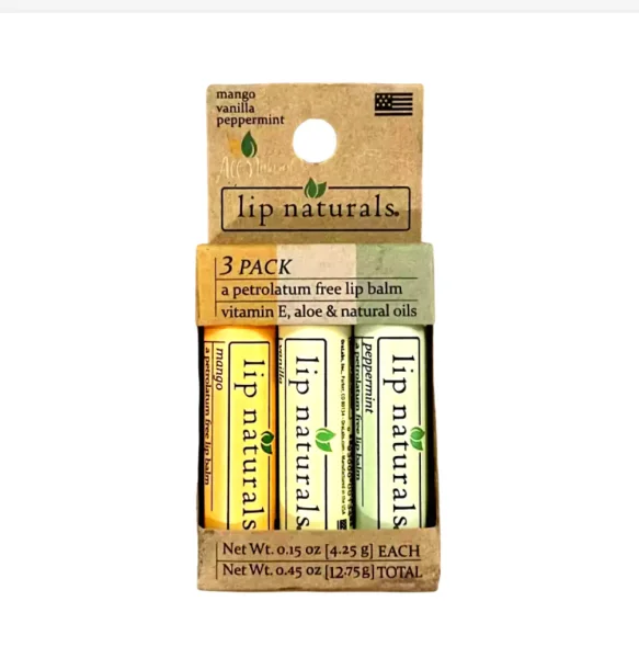 Oralabs Lip Naturals Lip Balms 3 pk | Hit-The-Stage Pharmacy
