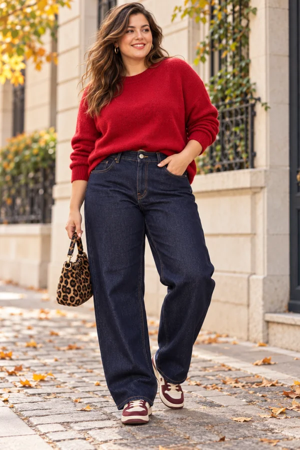 Jeans " lea" barrel 38 au 48 | Les Chics Filles by Sab