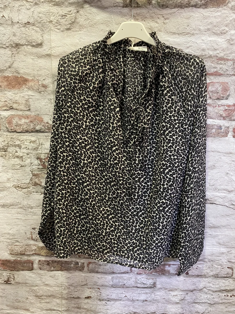 Blouse a col froncé | Jus de coco