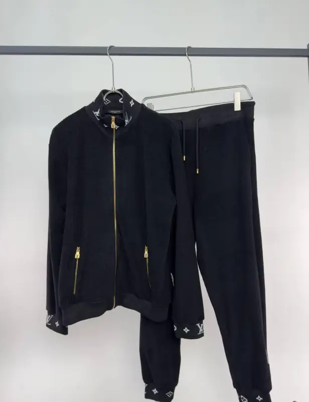 Louis Vuitton Tracksuit Black Monogram  | MASSIMOLUXURYOUTLET