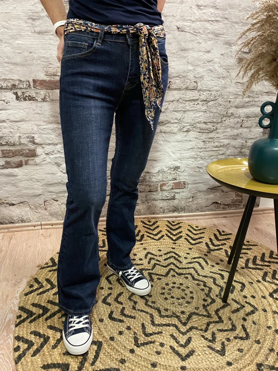 Jeans flare foulard | Jus de coco 