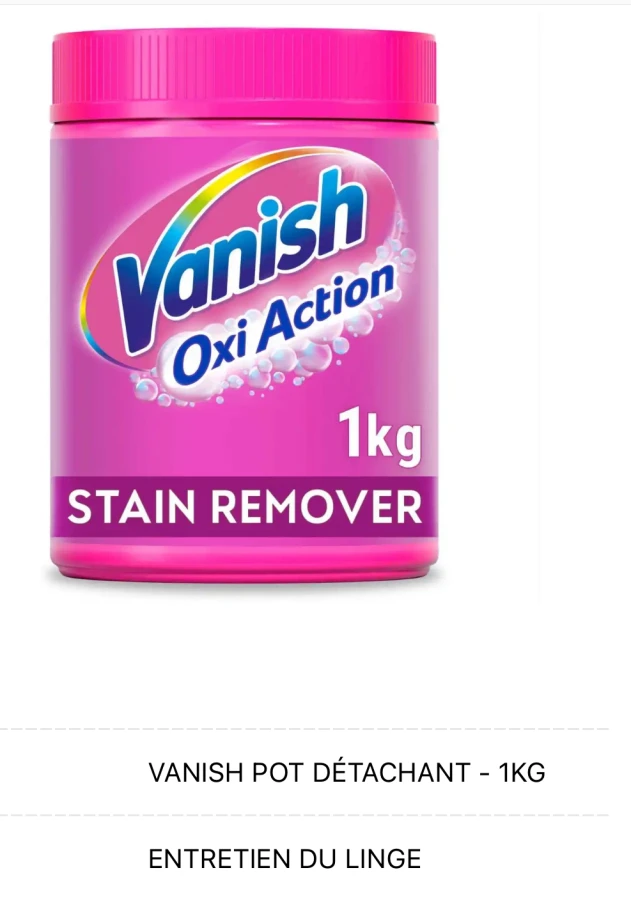 VANISH POT DÉTACHANT - 1KG | fresh home