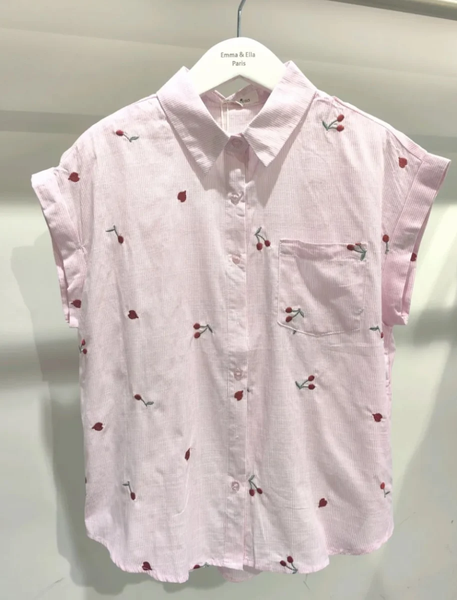  Chemise cerises | Jus de coco 