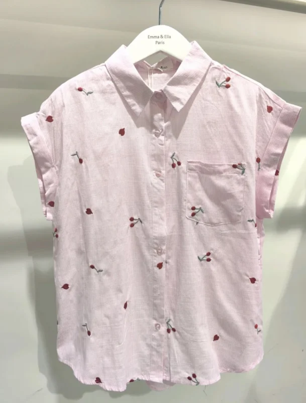  Chemise cerises | Jus de coco 
