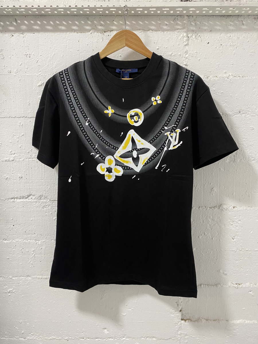 Louis Vuitton T-Shirt Black Maison | MASSIMOLUXURYOUTLET