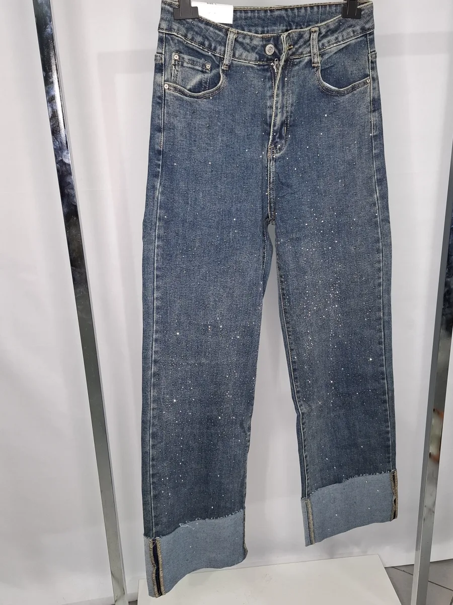 Jeans con piegone | R&Sabbigliamento