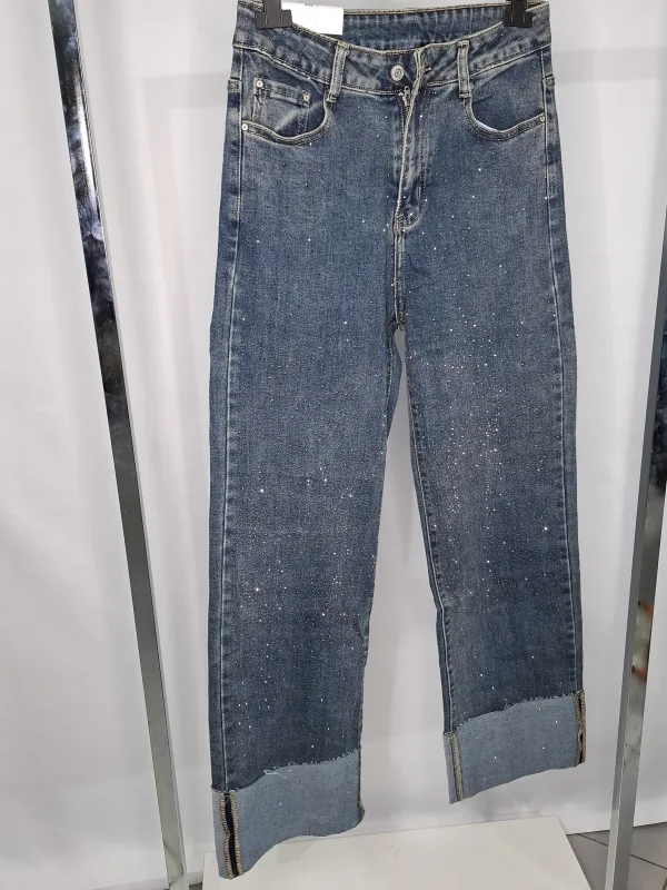 Jeans con piegone | R&Sabbigliamento