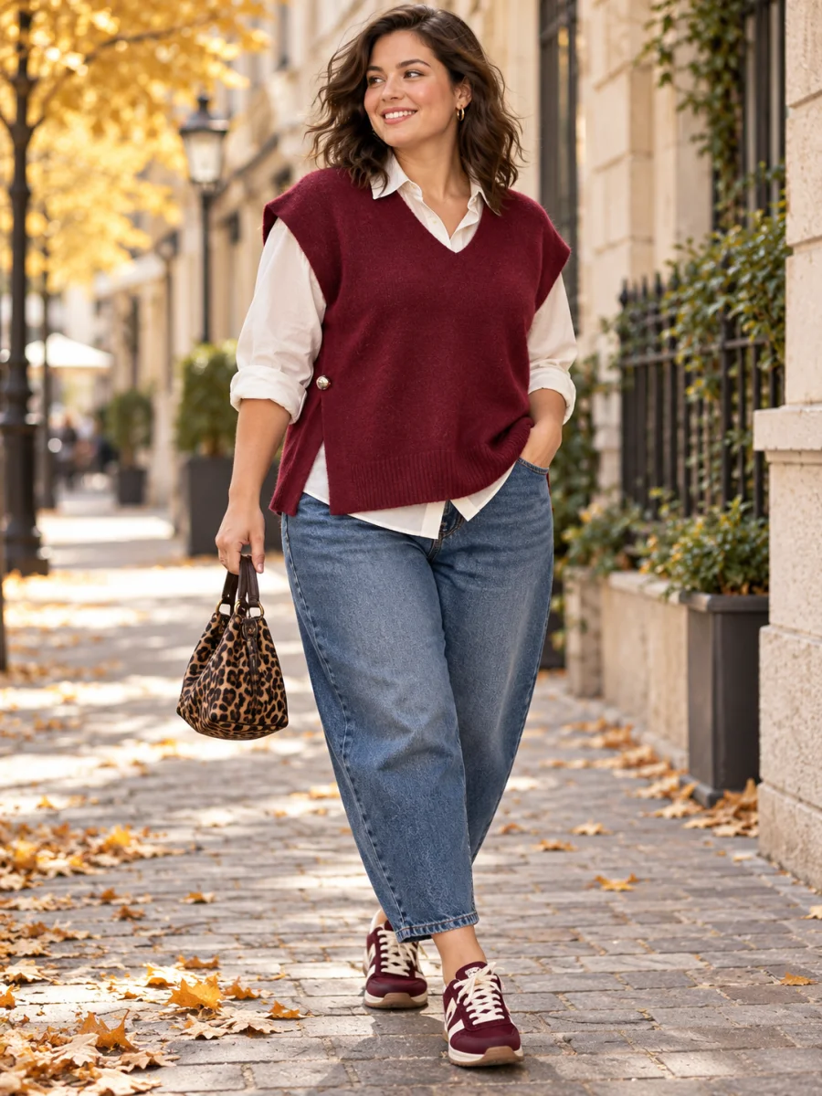 Débardeur " nina" bordeaux 36 au 48 | Les Chics Filles by Sab