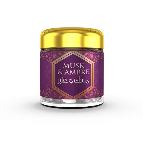 MABSOUS OUD (ENCENS OUDH EN POUDRE) MUSK & AMBRE 30GR | AMCOSMETIK