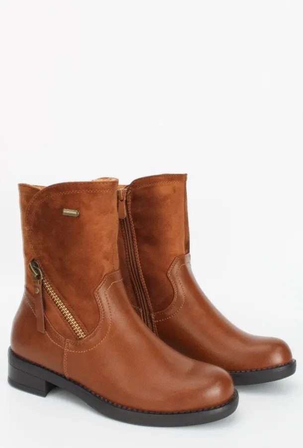 Bottines camel  | Nuances by maison Lanoo 