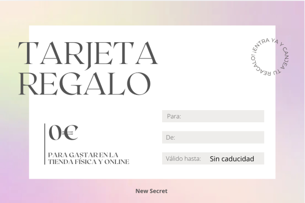 TARJETA REGALO | New Secret