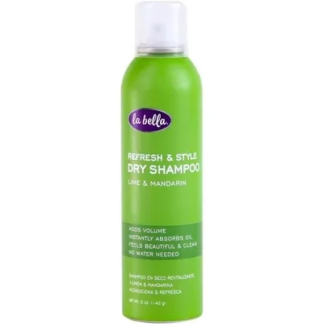 La Bella Refresh & Style Dry Shampoo, Lime & Mandarin, 5 Oz | Hit-The-Stage Pharmacy