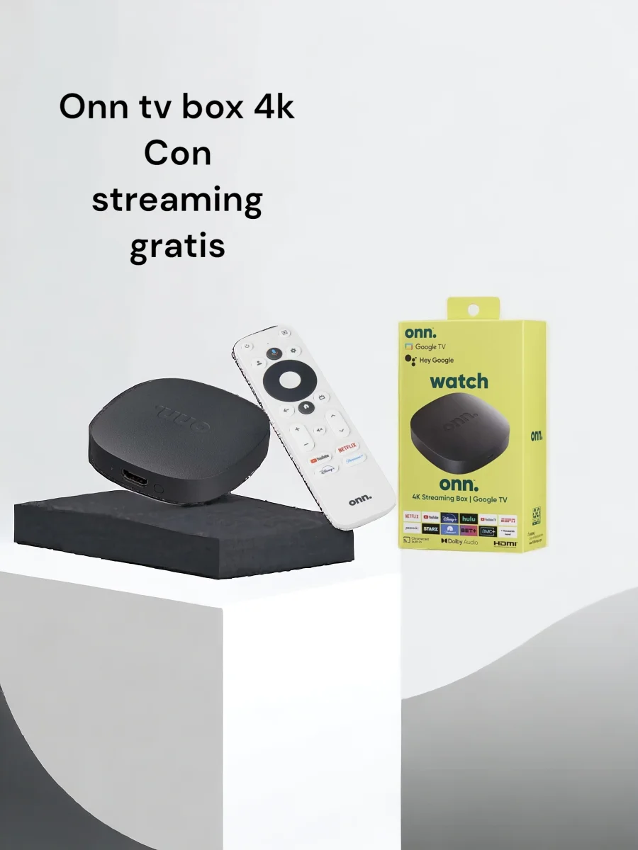 Onn tv box 4k uhd | romerovariedades 