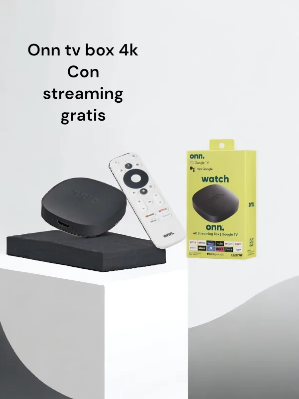Onn tv box 4k uhd | romerovariedades 