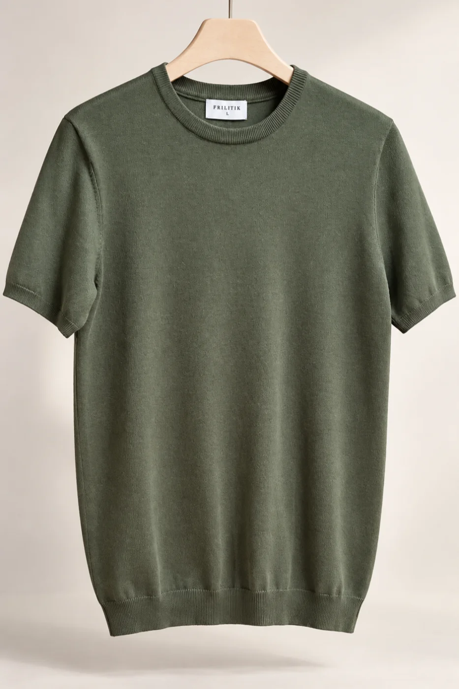T-Shirt de Malha Frilivin em Verde Gucci Cod.705 | definne
