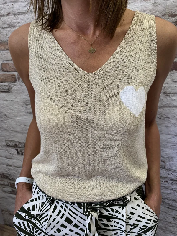 Débardeur coeur | Jus de coco 