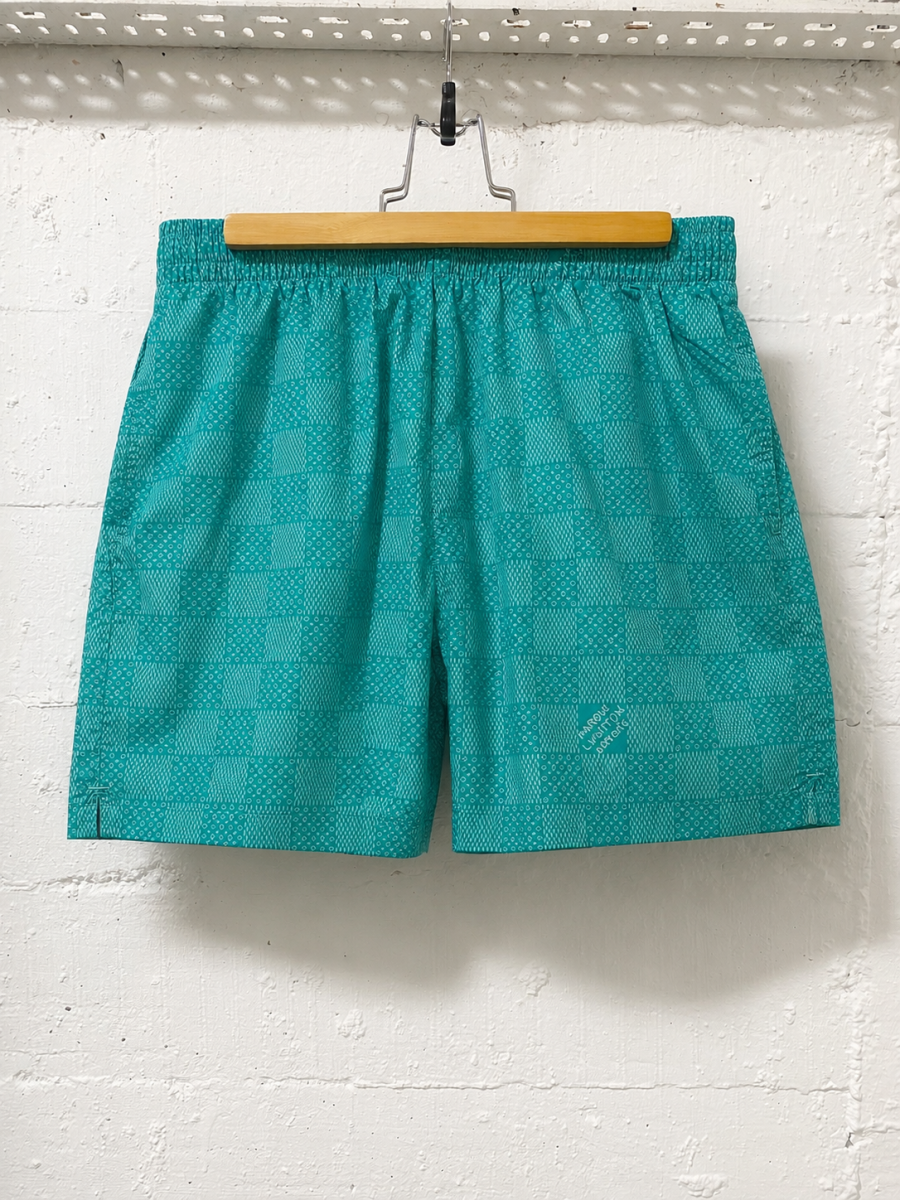 Louis Vuitton Swimm Shorts Turquoise / Aqua Print | 