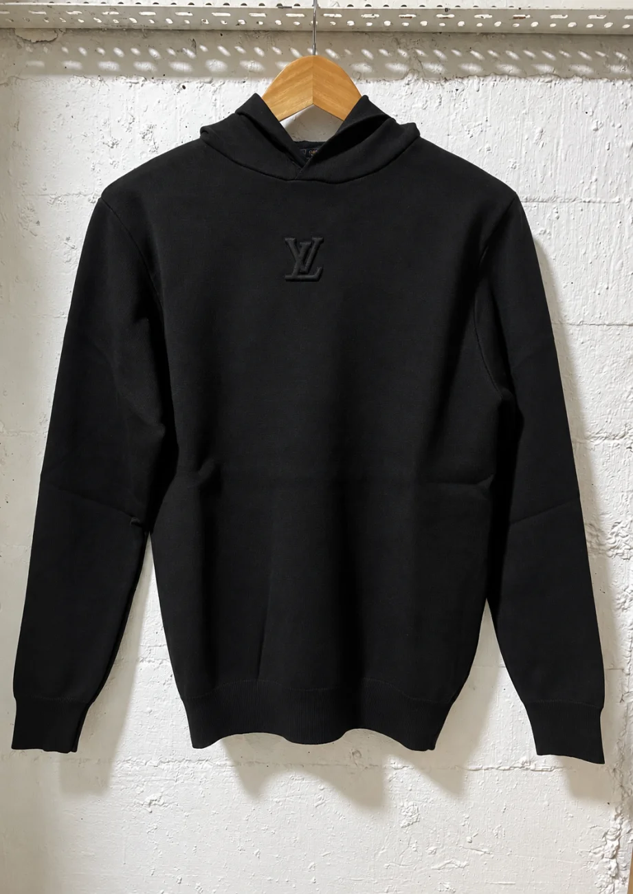 Louis Vuitton black Knit Hoodie | 