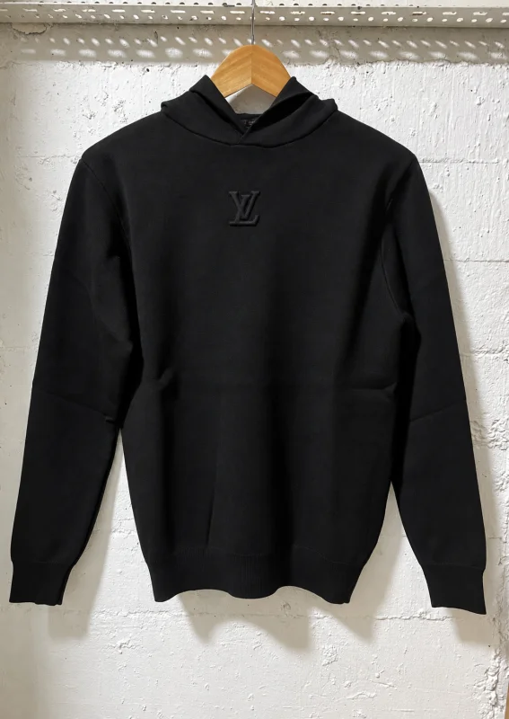 Louis Vuitton black Knit Hoodie | 