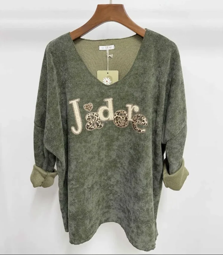 Pull velours j’adore 8665 | Jus de coco 