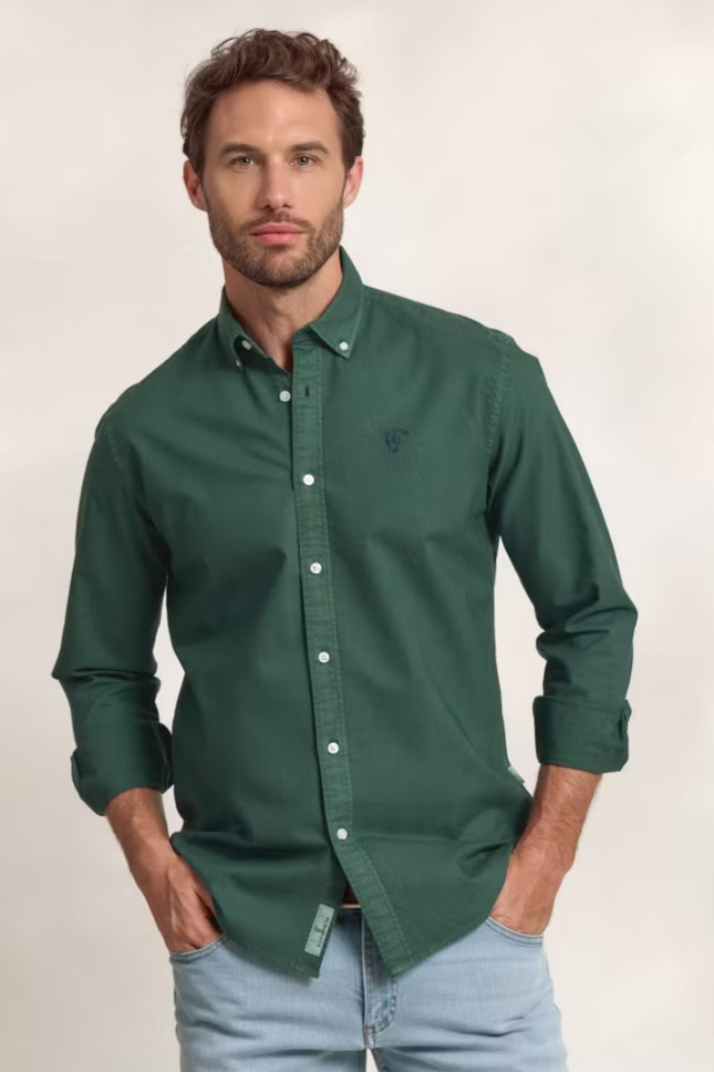 Camisa Garment DYD La Garrocha Verde Egeu | definne