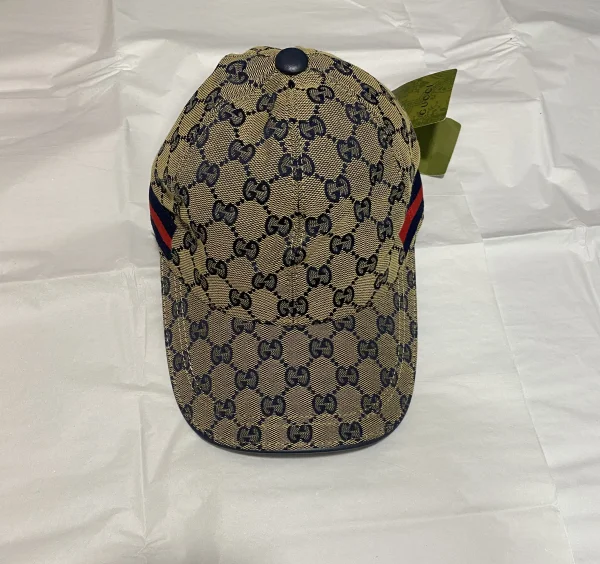Gucci Firenze 1921 Baseball Cap GG Monogram Beige/Navy | 