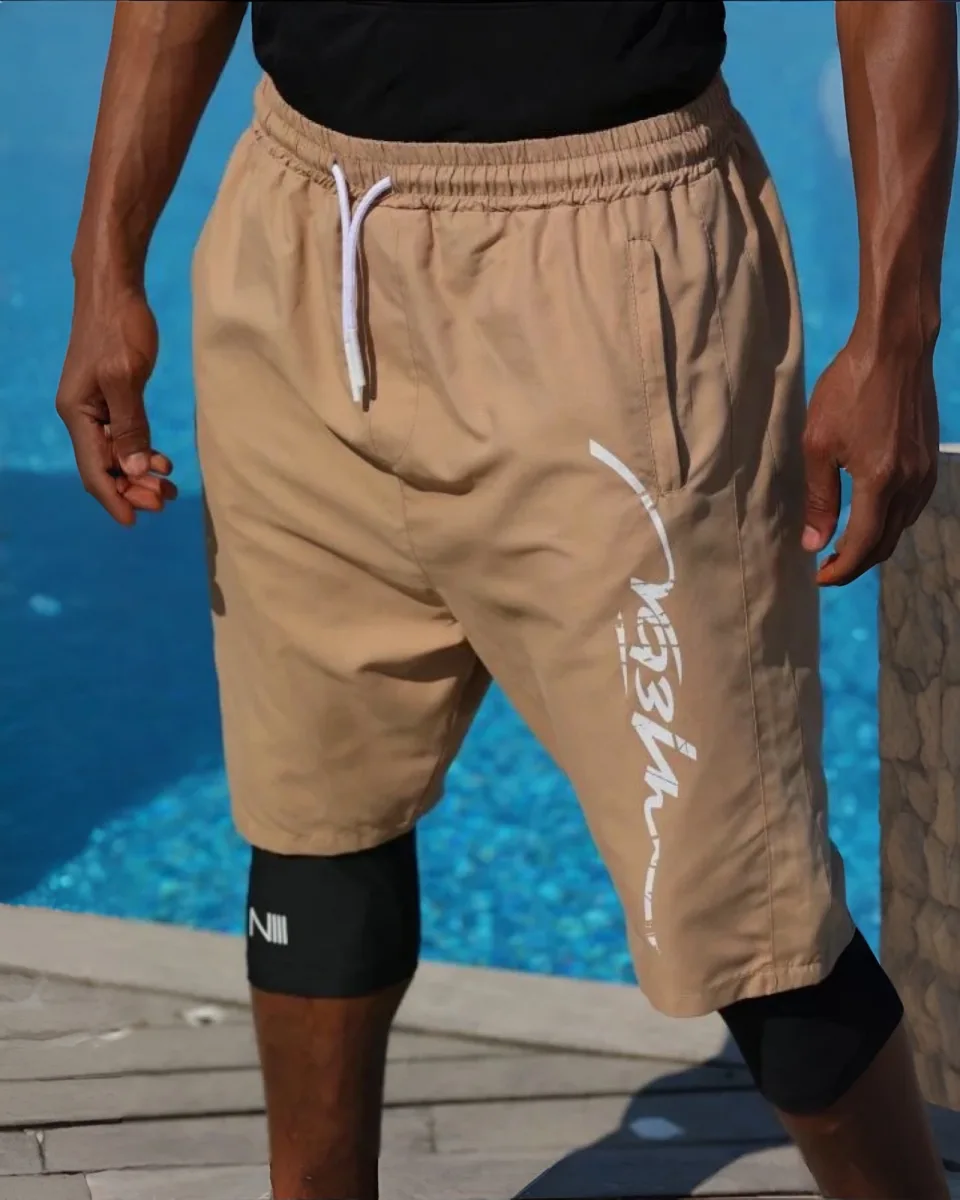 SHORT DE BAIN CLYDE 2 - BEIGE - NIII | AMCOSMETIK