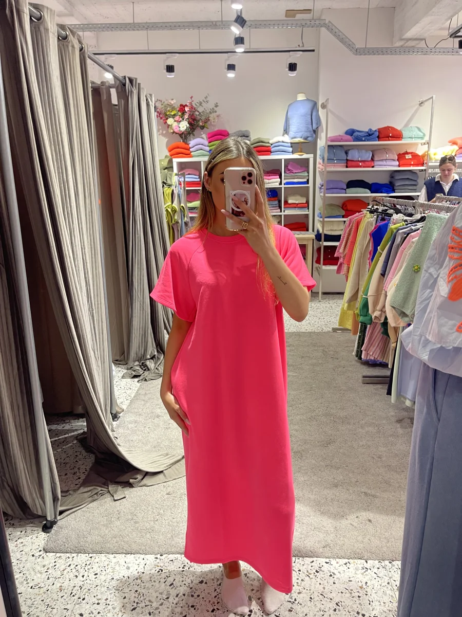 SHORTSLEEVE SWEAT DRES | Salsa Color