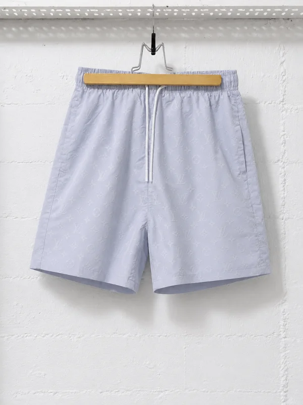 Louis Vuitton Monogram Swim Shorts Light Blue | 