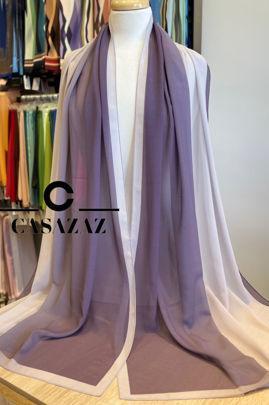 Chale Crepe Degrade | CasaZaz