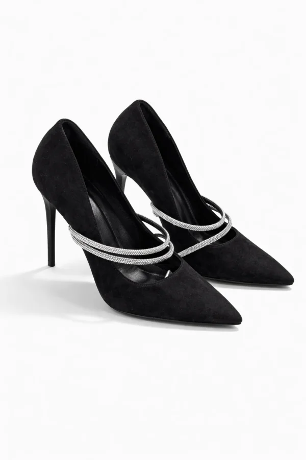 Scarpe Décolleté nere in suede | ELIS MODA