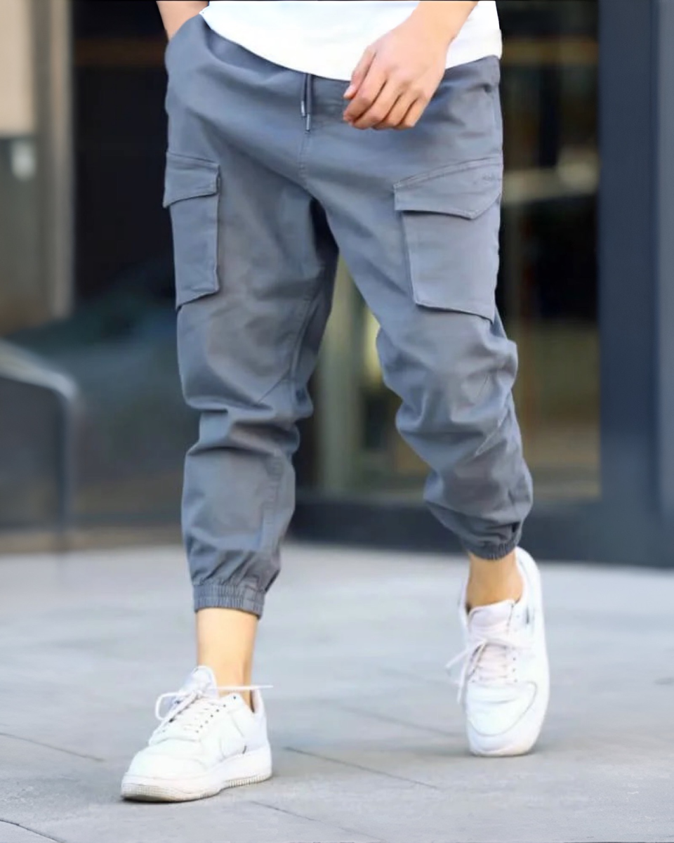 SAROUEL CARGO GUN'S GRIS- NIII | AMCOSMETIK