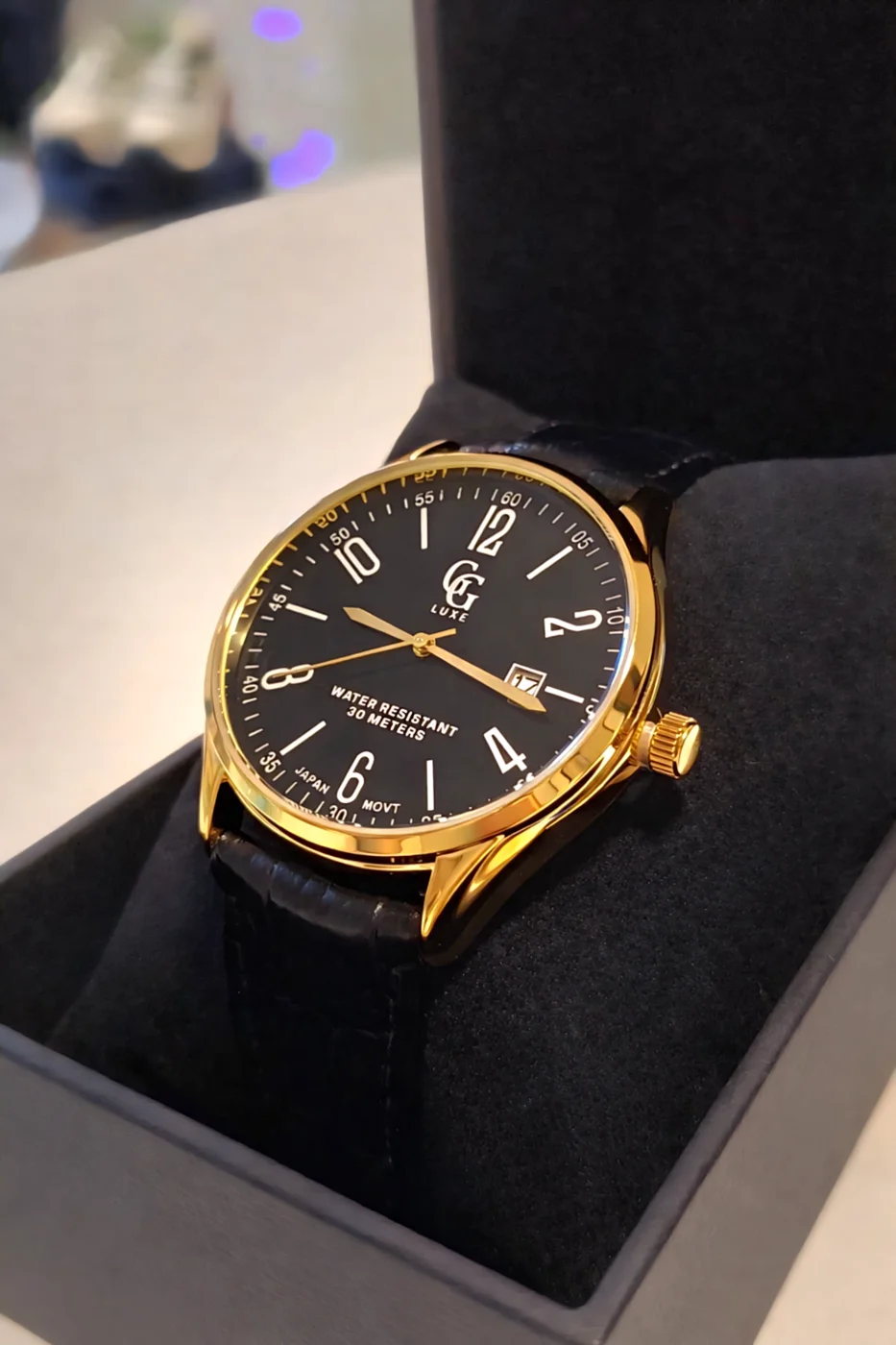 Relógio GGLux Masculino Gold & Black H1190 | Definne