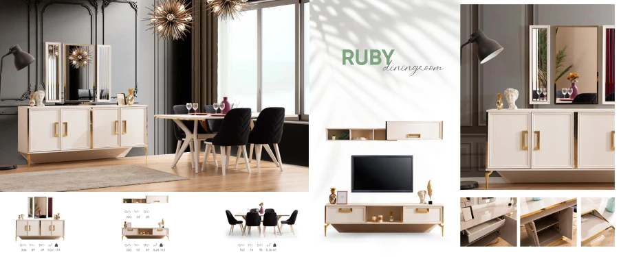 Salle à manger RUBY  | MULTI-AFFAIRES