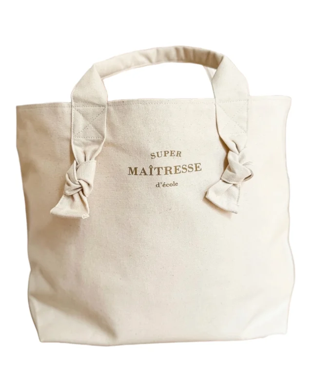 City bag coton « Maîtresse «  | La cannelle Oujva