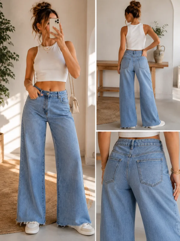 Jeans " janie" 38 au 42  | Les Chics Filles by Sab 