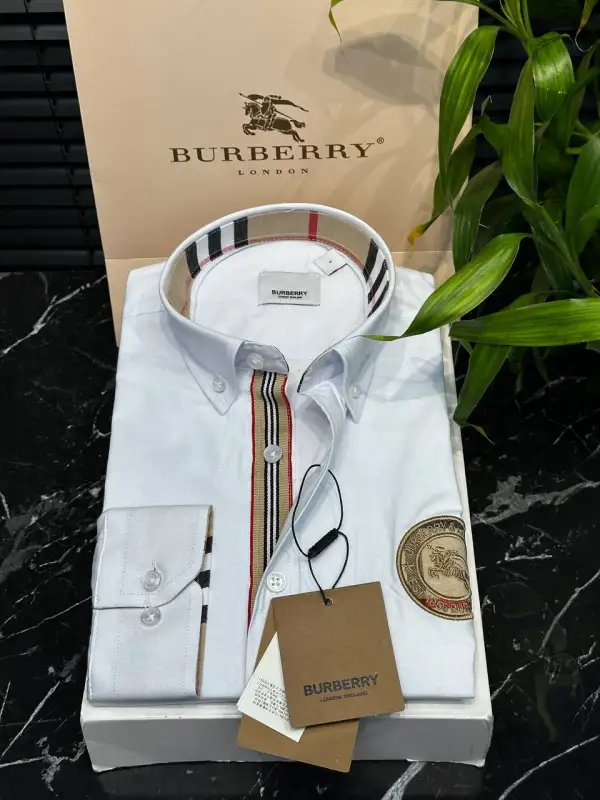 Burberry London Shirt White  | MASSIMOLUXURYOUTLET