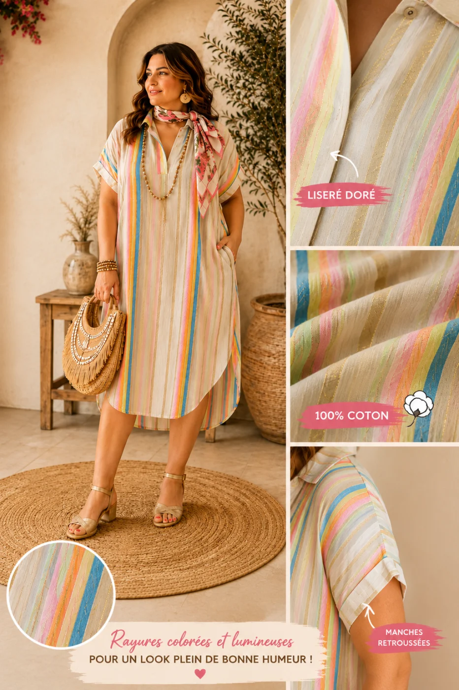 Robe " mazara" 38 au 46/48 | Les Chics Filles by Sab 