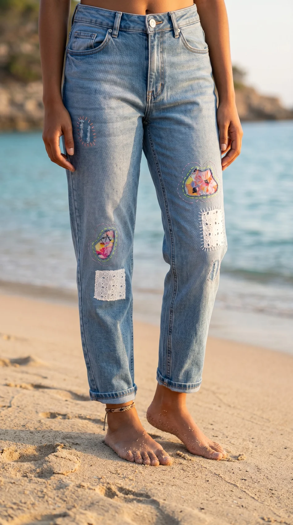Jean « Patchwork Bohème Denim » | Chez Florem