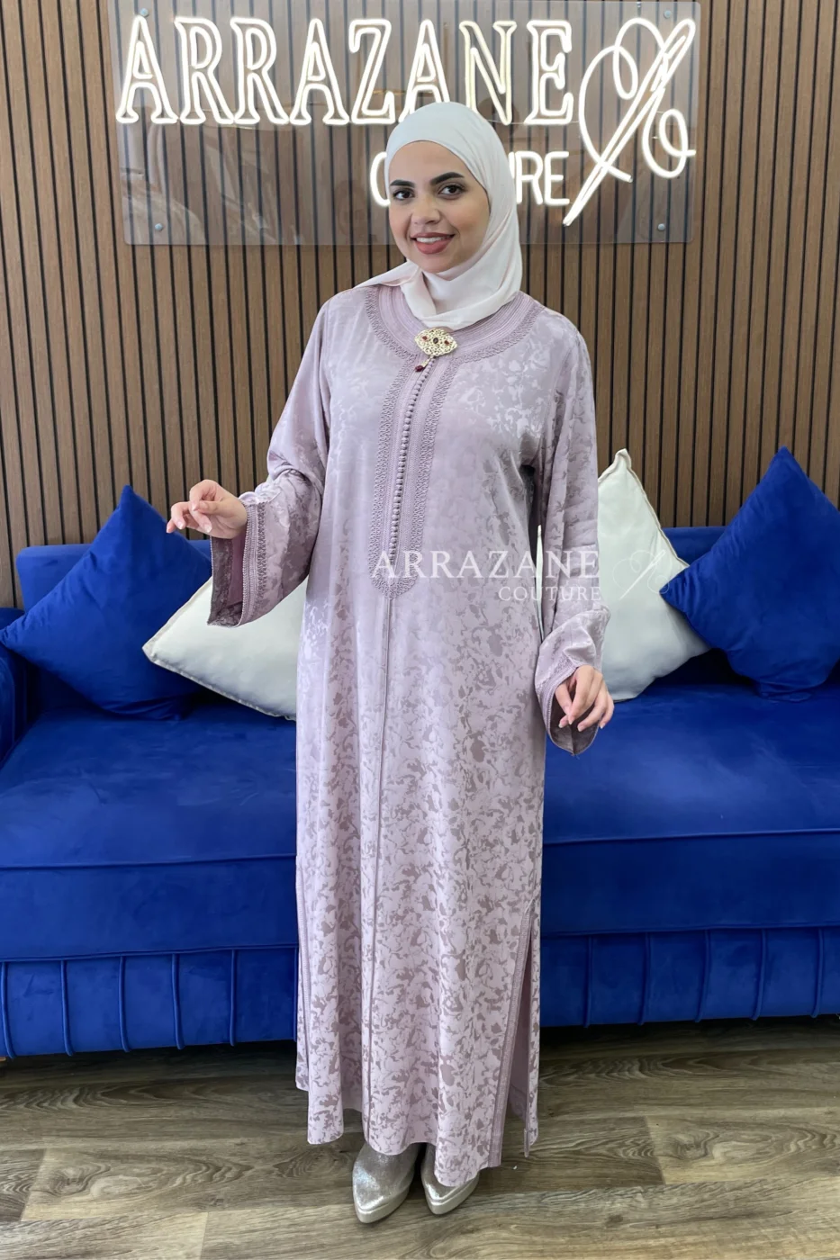 Caftan zwak mallam rose | CasaZaz