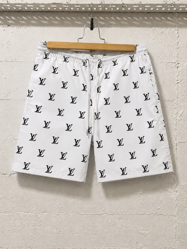 Louis Vuitton Swimm Shorts White Print | 