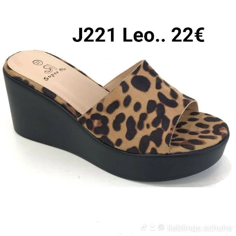 Pantoletten Keil J221  | Lieblings Schuhe 
