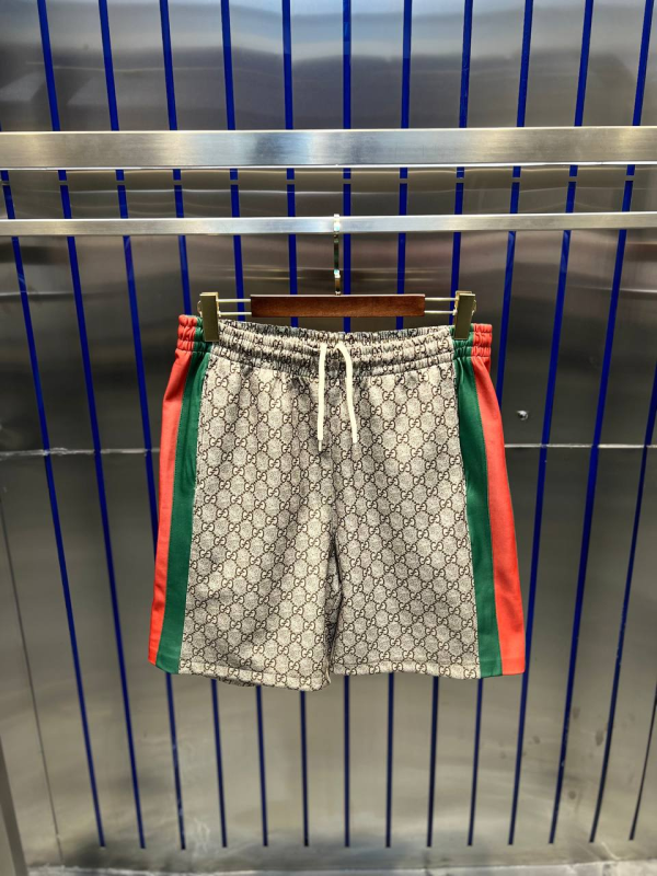 Gucci Firenze Cotton Short Beige Oversize | MASSIMOLUXURYOUTLET