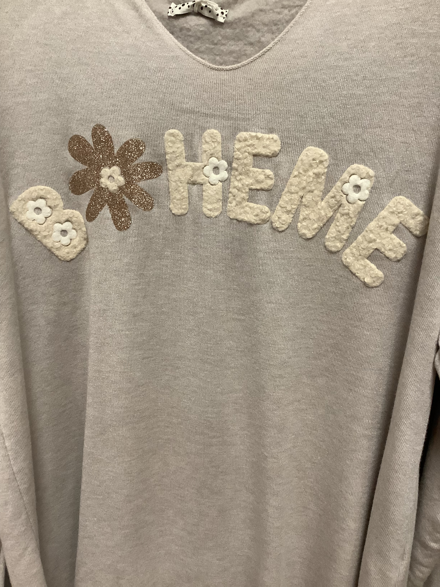 Pull bohème  | Jus de coco 