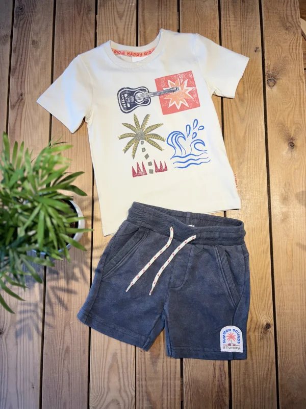 Short gris délavé Sturdy | Lena in Love 