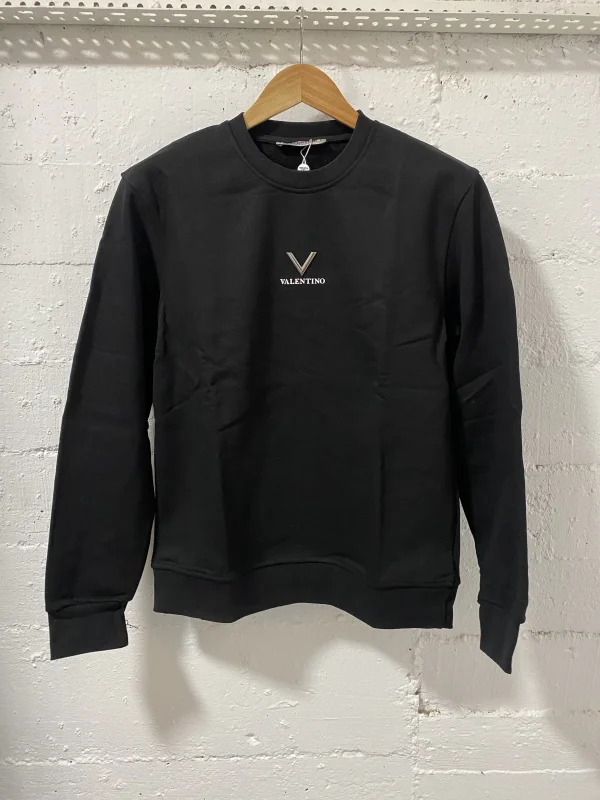 Valentino Sweatshirt V Black  | MASSIMOLUXURYOUTLET