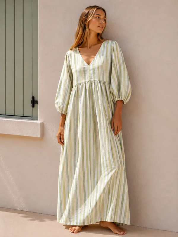 Linen Meadow Dress | Salsa Color